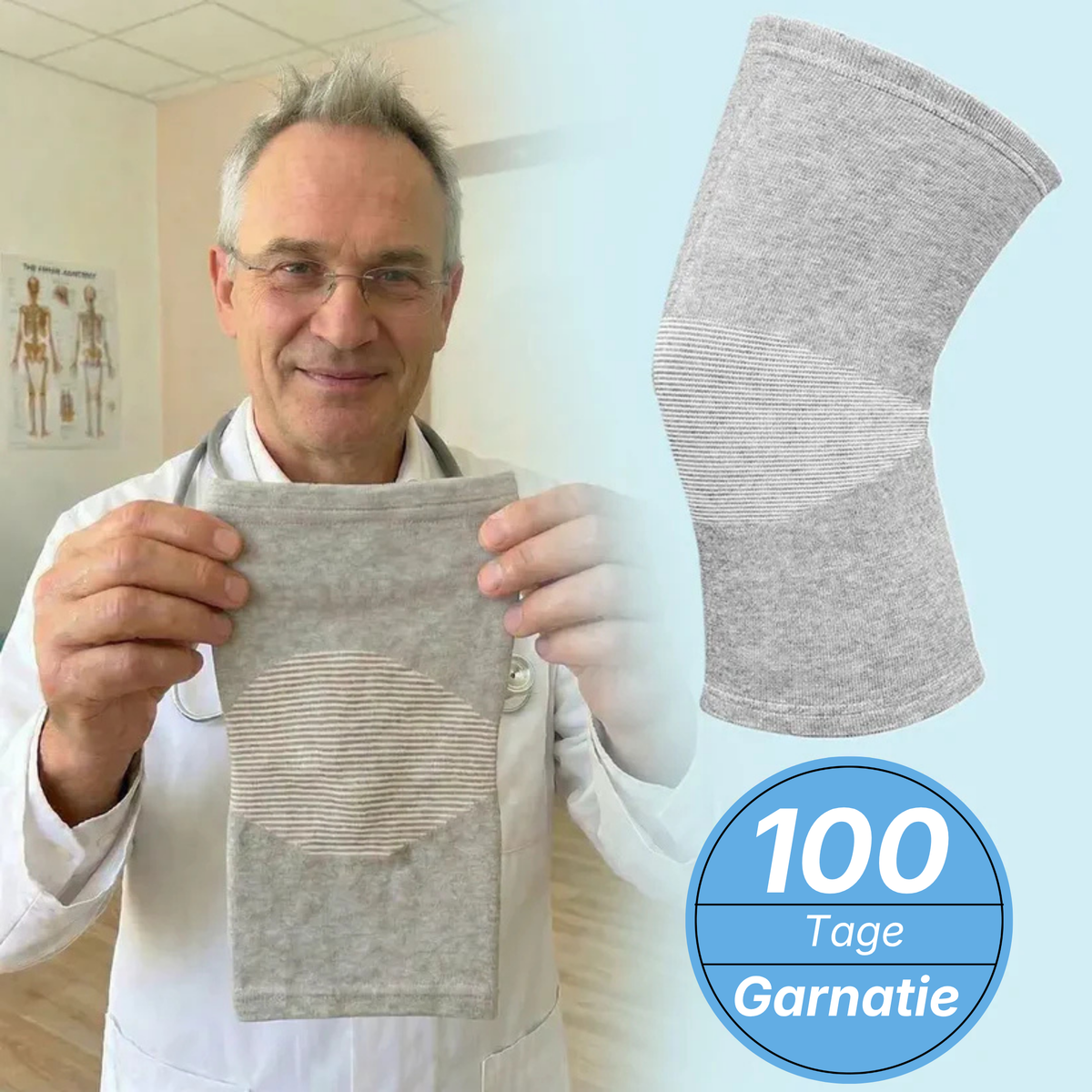Kompriva Bambus Kniebandage