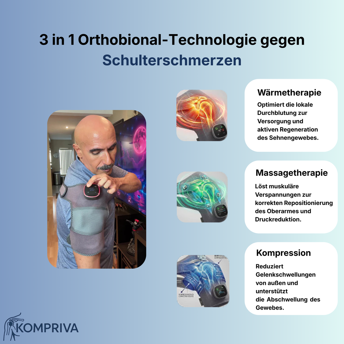 Kompriva 3-in-1 Schultersystem